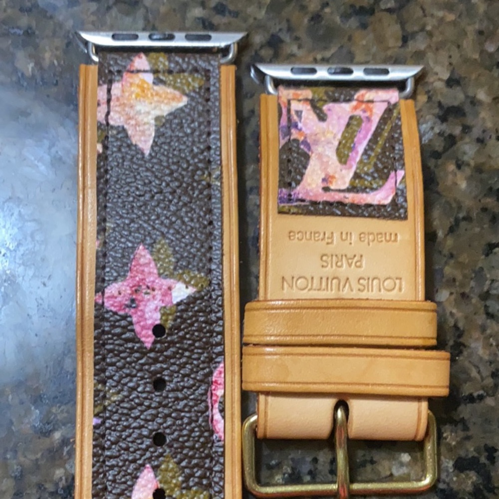 UPCYCLED LOUIS VUITTON APPLE WATCH BAND